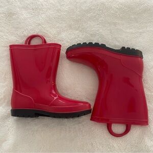 Kids Red Zoogs Rain Boots - Size 3